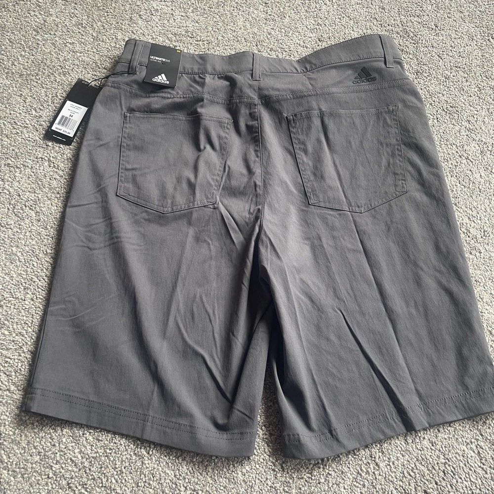 Adidas Ultimate365 Gray Men's Shorts - Picture 5 of 5